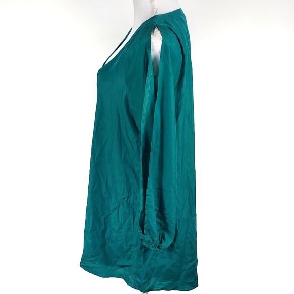 Anthropologie RAGA Emerald Open Long Sleeve Trapeze Tunic Mini Dress Small NWT - Picture 5 of 7